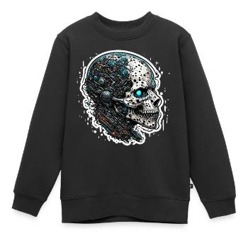 Terminateur - Sweat Premium enfant bio - noir - Devant - AI Model Kid Female (0cm)