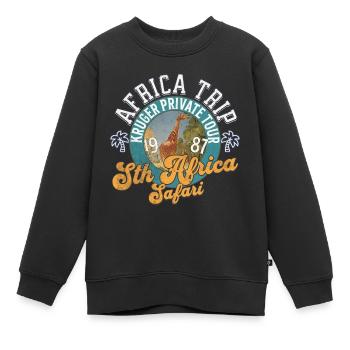 Krüger Private Tour Sht Africa - Kinder Premium Organic Sweatshirt - Schwarz - Vorne - AI Model Kid Female (0cm)