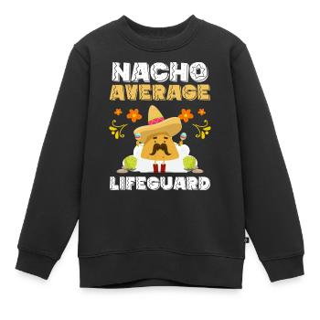 Maître-nageur sauveteur - Sweat Premium enfant bio - noir - Devant - AI Model Kid Female (0cm)