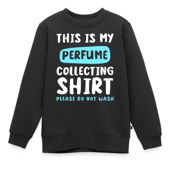 Duft Flasche Parfümeur Duften - Kinder Premium Organic Sweatshirt - Schwarz - Vorne - AI Model Kid Female (0cm)