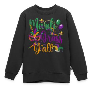 Parade Party Bunt Perlen - Kinder Premium Organic Sweatshirt - Schwarz - Vorne - AI Model Kid Female (0cm)