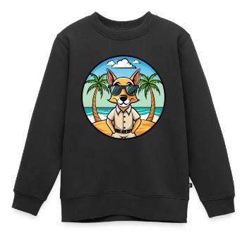 Lunettes de soleil Braque Saint Germain Dog Breed Cartoon - Sweat Premium enfant bio - noir - Devant - AI Model Kid Female (0cm)