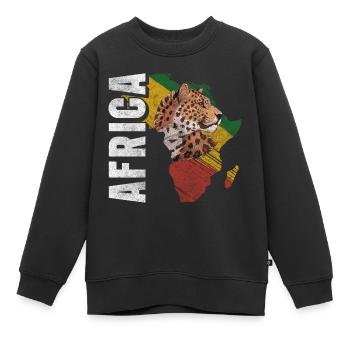 Kultur Tierschutz - Kinder Premium Organic Sweatshirt - Schwarz - Vorne - AI Model Kid Female (0cm)