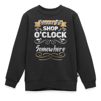 Shopping Acheter Mode Shopping Queen - Sweat Premium enfant bio - noir - Devant - AI Model Kid Female (0cm)