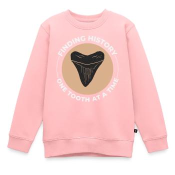 Haifischzähne Sammler Fossilienjagd Paläontologie - Kinder Premium Organic Sweatshirt - Rosa - Vorne - AI Model Kid Female (0cm)