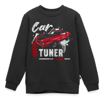 Tuning Mechaniker Contest - Kinder Premium Organic Sweatshirt - Schwarz - Vorne - AI Model Kid Female (0cm)