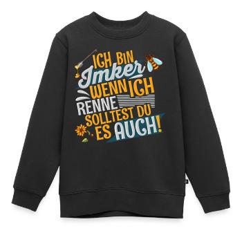 Imker - Kinder Premium Organic Sweatshirt - Schwarz - Vorne - AI Model Kid Female (0cm)
