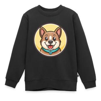 Chippiparai Hunderasse Lustiger Cartoon Kawaii Clipart - Kinder Premium Organic Sweatshirt - Schwarz - Vorne - AI Model Kid Female (0cm)