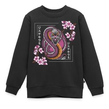 Orient Orientalisch Legenden Zeitreise - Kinder Premium Organic Sweatshirt - Schwarz - Vorne - AI Model Kid Female (0cm)