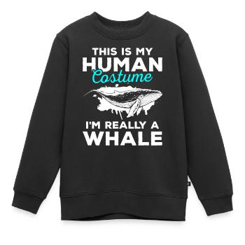 Meer Ozean Meeresleben Taucher - Kinder Premium Organic Sweatshirt - Schwarz - Vorne - AI Model Kid Female (0cm)