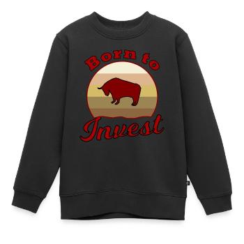 Kapitalismus und Wohlstand - Kinder Premium Organic Sweatshirt - Schwarz - Vorne - AI Model Kid Female (0cm)