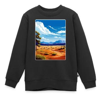 Affiche de voyage du parc national du Grand Bassin - Sweat Premium enfant bio - noir - Devant - AI Model Kid Female (0cm)