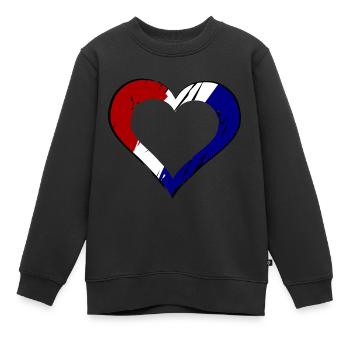 L’amour néerlandais - Sweat Premium enfant bio - noir - Devant - AI Model Kid Female (0cm)