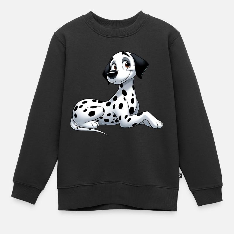 dalmatien - Sweat Premium enfant bio - noir