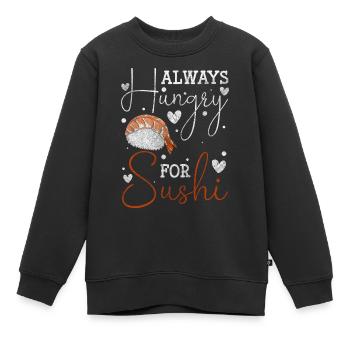 Japanisch Bar Soja Nori - Kinder Premium Organic Sweatshirt - Schwarz - Vorne - AI Model Kid Female (0cm)
