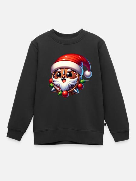 Nikolaus - Kinder Premium Organic Sweatshirt - Schwarz