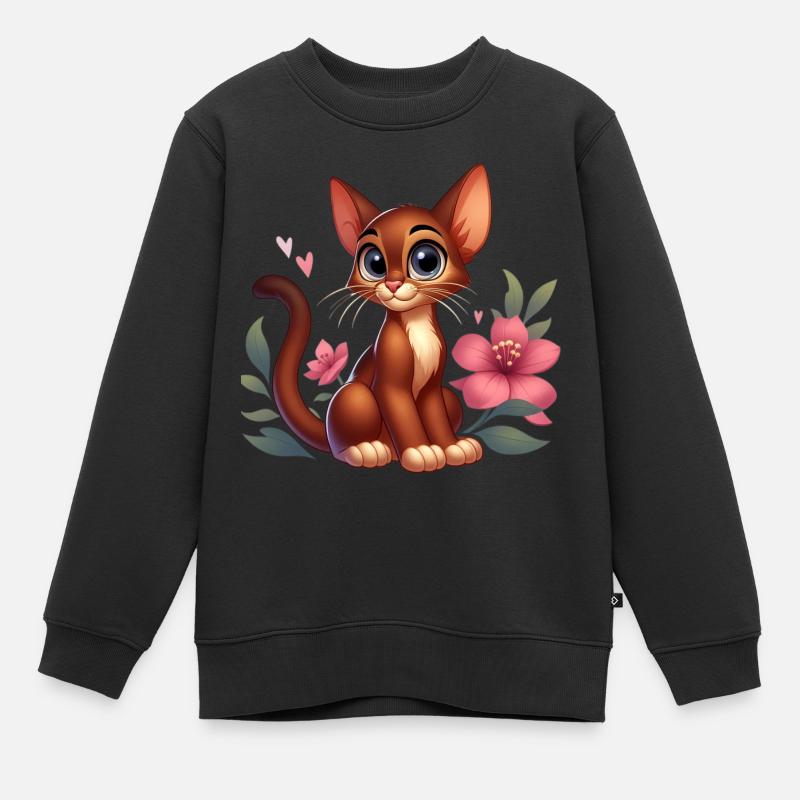 abyssin 4 - Sweat Premium enfant bio - noir