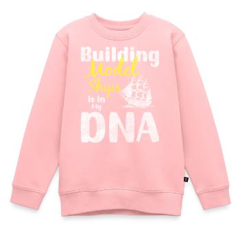 Maquette RC Skipper de bateau - Sweat Premium enfant bio - rose - Devant - AI Model Kid Female (0cm)