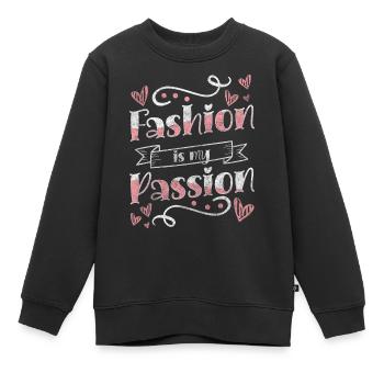 Modeliebhaber Modell - Kinder Premium Organic Sweatshirt - Schwarz - Vorne - AI Model Kid Female (0cm)