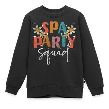 Relaxation Relax People Luxury - Kids Premium Organic Sweatshirt - black - Front - AI Model Kid Female (0cm)