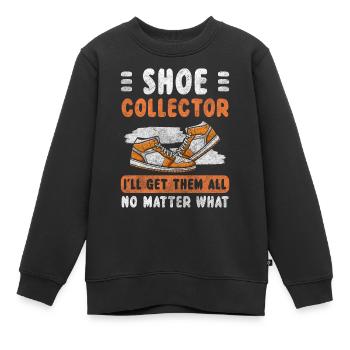 Schuhe Modisch Auffällig - Kinder Premium Organic Sweatshirt - Schwarz - Vorne - AI Model Kid Female (0cm)