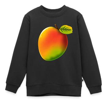 Mango - Style BD - Sweat Premium enfant bio - noir - Devant - AI Model Kid Female (0cm)