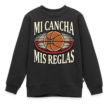 Mein Gericht Meine Regeln - Kinder Premium Organic Sweatshirt - Schwarz - Vorne - AI Model Kid Female (0cm)