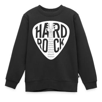Médiator Hard Rock - Sweat Premium enfant bio - noir - Devant - AI Model Kid Female (0cm)