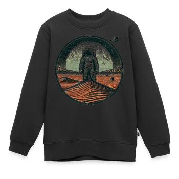 Astronaut - Kinder Premium Organic Sweatshirt - Schwarz - Vorne - AI Model Kid Female (0cm)