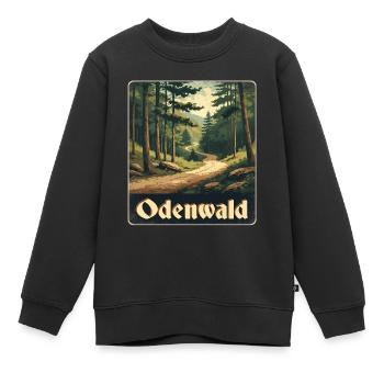 Odenwald - Kinder Premium Organic Sweatshirt - Schwarz - Vorne - AI Model Kid Female (0cm)