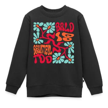 Kahl ist schön - Kinder Premium Organic Sweatshirt - Schwarz - Vorne - AI Model Kid Female (0cm)