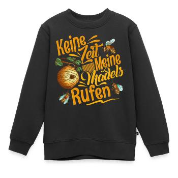 Imker - Kinder Premium Organic Sweatshirt - Schwarz - Vorne - AI Model Kid Female (0cm)
