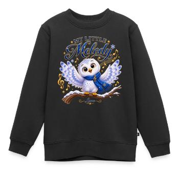 Lumo – Meine kleine Melodie - Kinder Premium Organic Sweatshirt - Schwarz - Vorne - AI Model Kid Female (0cm)