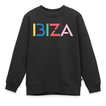 Ibiza - Sweat Premium enfant bio - noir - Devant - AI Model Kid Female (0cm)