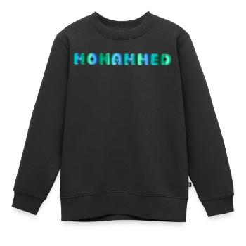 Mohammed baby jungenname kawaii - Kinder Premium Organic Sweatshirt - Schwarz - Vorne - AI Model Kid Female (0cm)