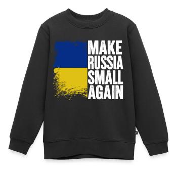 Rendre la Russie à nouveau petite - Sweat Premium enfant bio - noir - Devant - AI Model Kid Female (0cm)