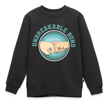 Meilleurs amis Meilleurs bourgeons Meilleur ami - Sweat Premium enfant bio - noir - Devant - AI Model Kid Female (0cm)