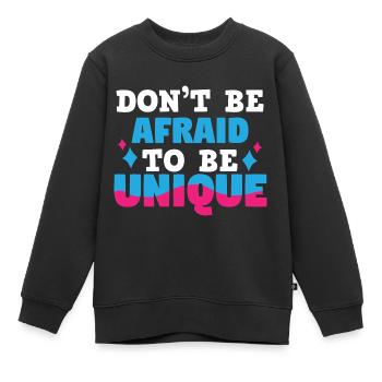 Développement unique de la personnalité unique - Sweat Premium enfant bio - noir - Devant - AI Model Kid Female (0cm)