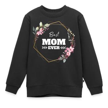 Beste Mutter Mama Geschenk - Kinder Premium Organic Sweatshirt - Schwarz - Vorne - AI Model Kid Female (0cm)