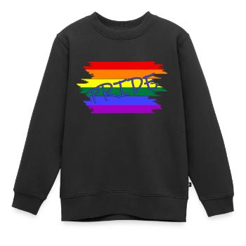 lgbtq pride month - Kinder Premium Organic Sweatshirt - Schwarz - Vorne - AI Model Kid Female (0cm)