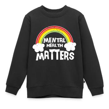 Yoga de méditation auto-guérisseur - Sweat Premium enfant bio - noir - Devant - AI Model Kid Female (0cm)