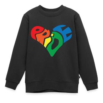 Gay Homosexuell Schwul Lespisch LGBT - Kinder Premium Organic Sweatshirt - Schwarz - Vorne - AI Model Kid Female (0cm)