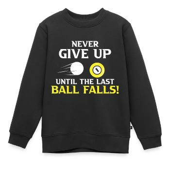 Billard Billard Boule De billard Triangle de billard Kö - Sweat Premium enfant bio - noir - Devant - AI Model Kid Female (0cm)