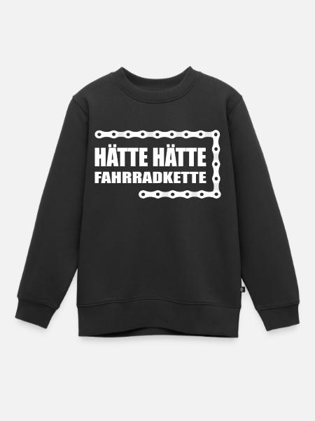 Hätte Hätte - Kinder Premium Organic Sweatshirt - Schwarz