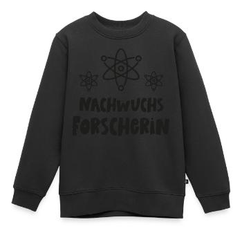 Nachwuchswissenschaftler Wissenschaftler Forscher - Kinder Premium Organic Sweatshirt - Schwarz - Vorne - AI Model Kid Female (0cm)