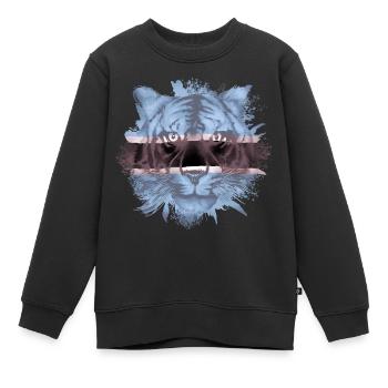 Botswana - Kinder Premium Organic Sweatshirt - Schwarz - Vorne - AI Model Kid Female (0cm)