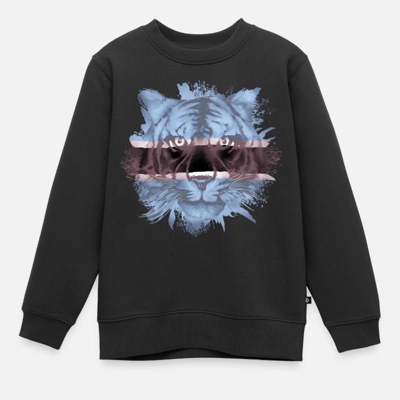 Botswana - Kinder Premium Organic Sweatshirt - Schwarz