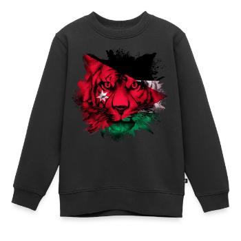 Jordanie - Sweat Premium enfant bio - noir - Devant - AI Model Kid Female (0cm)