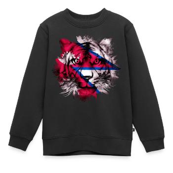 Nepal - Kinder Premium Organic Sweatshirt - Schwarz - Vorne - AI Model Kid Female (0cm)