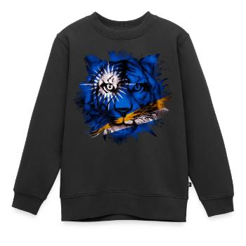 Marshall (Îles) - Sweat Premium enfant bio - noir - Devant - AI Model Kid Female (0cm)